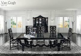 All you need to host a regal dinner is right here in this gothic style dining set from the matteo collection. Dining Room Dining Set Trevisani Angelo Cappellini Luxury Furniture Mr