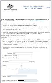 Submitting And Viewing Commonwealth Assistance Form - Jcu Australia