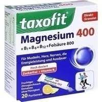 Taxofit Magnesium 400 B1 B6 B12 Folsaure 800 Gran 20 St Klosterfrau Markenshops Homoempatia Versandapotheke