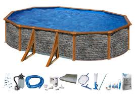 Konifera Ovalpool Panama Iv Set Steindekor Stahlwandstarke 0 4 Mm Online Kaufen Otto