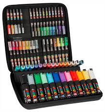 Kemeka dixonanthony dixon, 51sarah jackson has lived in: Posca 60 Piece Pen Carry Case Poppys Crafts Paint Marker Pen Sets Art Supplies
