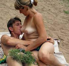 Mom and son naked in beach - 68 photo