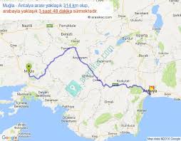 Antalya, muratpaşa ile antalya, elmalı mesafesi kaç kilometre, kaç saat, yol tarifi ile nasıl gidilir?/ Mugla Antalya Arasi Kac Km Saat