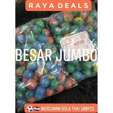 #polis menahan empat pelajar sekolah yang dipercayai terbabit dalam kes membaling #mercun ke arah polis di kawasan pangsapuri sri perak. Mercun Bola Besar Thai 100pcs Toys Games Other Toys On Carousell