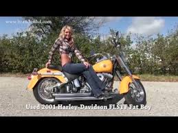 2001 Used Harley Davidson Fat Boy Motorcycles For Sale On Craigslist Youtube