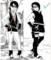 Is it just me, or is Saradas outfit in the manga a bit to revealing? - Quora