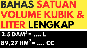 Berikut adalah contoh soal konversi satuan volume, soal matematika online berupa kuis yang mana kalian bisa langsung menjawab soal dengan cara mengklik bulatan di depan jawaban yang kalian anggap paling benar. Tangga Satuan Volume Kubik Liter Serta Contoh Soal Pembahasan Lengkap