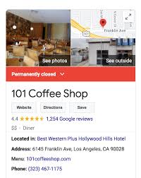 View the opening hours and reviews of all the nearest coffeeshops below or on the map. A Look Back At How 101 Coffee Shop Became Part Of Movie History Laptrinhx News