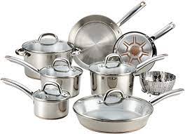 29 likes · 2 talking about this. Amazon Com T Fal C836sd Ultimate Stainless Steel Copper Bottom 13 Pc Cookware Set Piece Silver Home Kitchen