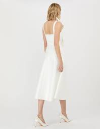 In fact, ivory wedding dresses have become increasingly more popular than their pure white counterparts. Carrie Bow Satin Midi Bridal Dress Ivory Wedding Dresses Monsoon Uk