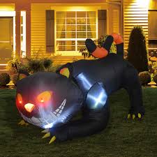 You don't have to spend much. Buy Goosh 6 Ft Halloween Inflatables Outdoor Black Cat With Fangs Blow Up Yard Decoration Clearance With Led Lights Built In For Holiday Party Yard Garden Online In Vietnam B07v2k84kf