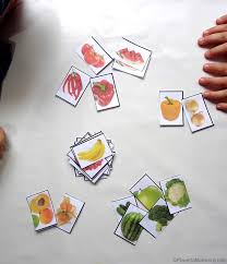 Sorting Fruit And Vegetables By Color With Free Printable