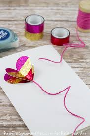 Oh, another valentine card that will make you heart skip. Diy 3d Heart Card Red Ted Art Make Crafting With Kids Easy Fun