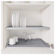 The different sizes nest together and same sizes are stackable for easy storage. Kitchen Kitchen Cabinet Storage Organizers Under Cabinet Plate Rack Cabinet Orga Kitchen Cabinets Storage Organizers Kitchen Cabinet Storage Cabinet Plate Rack