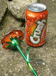 Soda Can Rose Orange1 Soda Can Crafts Flower Diy Crafts Crafts For Kids To Make