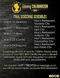 Calabarzon march by agapito m. Please Take Note Of The Important Ginoong Calabarzon Facebook