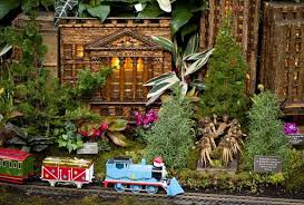 The Holiday Train Show Is Just The Beginning Of The Holiday Fun At The Botanical Garden Ny Botanical Garden Holiday Train Show Miniature Garden