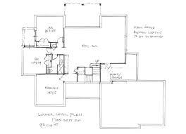 Rambler Home Plan Main Floor Master Suite, Covered Porch, Den, Triple Car  Garage