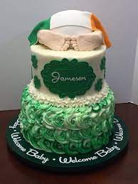 Irish Theme Baby Shower Cake Shamrock Baby Shower Irish Baby Shower Minnie Baby Shower