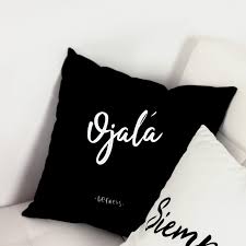 Y ojalá nunca te abracen por última vez. Funda Cojin Negro Ojala Siempre De Defreds Tantanfan