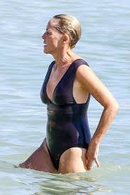 A post shared by sharon stone (@sharonstone). Sharon Stone In Swimsuit At A Beach In Miami 11 05 2017 Hawtcelebs