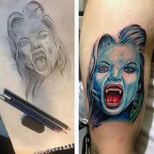 Vampire tattoos are associated with power, transformation, death, longevity, rebirth, sex, love and many more. 60 Vampire Tattoos For Men Bite Into Cool Designs