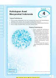 Terjawab • terverifikasi oleh ahli. Bab 3 Kehidupan Awal Masyarakat Indonesia