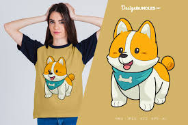 Html preprocessors can make writing html more powerful or convenient. Hello I M A Corgi Vector Illustration For T Shirt Design