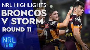 Listen to the highlights and post match interviews from grandstand's coverage of the nrl rd 3 clash between the broncos and the storm in melbourne. Nrl Highlights Broncos V Storm Round 11 Nrl Premiership 2020 Short Video