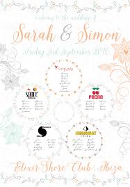 Ibiza Themed Wedding Stationery Wedfest Festival Themed