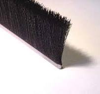 Strip Brush 72" x 4" OAH .020 Black Cr Nylon SST | STRSS772-4N