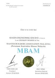 Maybe you would like to learn more about one of these? Certification Kehzen Engineering