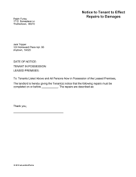 Regular property inspections are important. Notice To Tenant To Repair Damages Ezlandlordforms