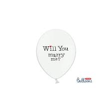 Will you marry me balloons. Luftballons Will You Marry Me 6 Stuck Hochzeit Beide Mottopartys Tambini