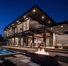 The 'modern perfection' container house design idea stems from the perspective of a solo homeowner as well, but with a slight twist. Shipping Container Homes Buildings Two Story 4x40ft And 1x20ft Shipping Container Home Santa Barbara California