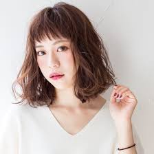 こうすれば幼くならない 大人だから似合う 短め前髪 カタログ 前髪カタログ ボブパーマ 髪型