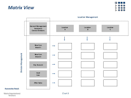 Automotive Retail Matrix Organizational Structure