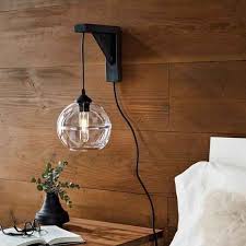It takes only minutes to mount the plug in wall sconce safely. Wall Lights For Bedroom Plug In Novocom Top
