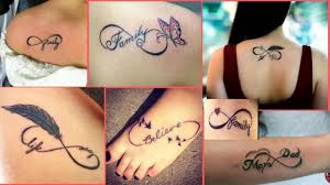 The symbol of infinity originates from mathematical and physical notions that refer to. Infinity Tattoo Designs Top 30 Fascinating Infinity Tattoo Ideas You Can T Ignore Fashion Wing Youtube
