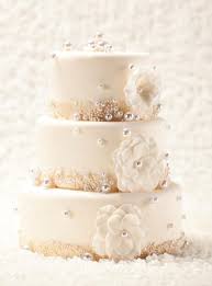 Pearls And Petals Winter Wedding Cake Cake Cover Wedding Cakes