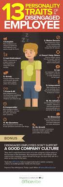 13 Signs Of A Disengaged Employee Infographic Loopbaanbegeleiding Leiderschap En Zakelijke Ideeen