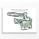 Apple Hill Golf Course, NH Golf Course Map, Golf Map, Golfer Gift ...