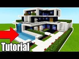 Front yard, kitchen, living room, dining room, game room, lounge, and bedroom. Minecraft Tutorial How To Make A The Ultimate Modern House 2018 2018 Modern House Tutorial Youtube Minecraft Modern Minecraft Tutorial Minecraft Mansion