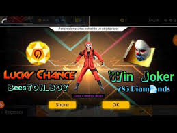 Add your names, share with friends. Freefire Lucky Chance Win Joker Hindi Youtube