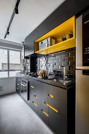 We fitted the kitchen with a stainless steel apron sink. 38 Black Kitchen Backsplashes For A Contrast Shelterness