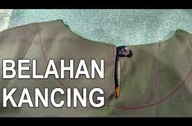 Pasang Resleting Jepang Dengan Cara Dibobok Pada Bagian Depan Gamis Atau Baju Youtube Teknik Menjahit Menjahit Lengan Baju