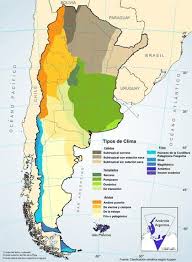 Climas En Argentina Con Mapas Taringa Argentina Geography South America Map America Map