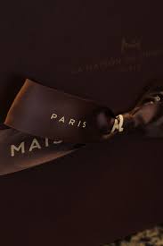 Lamaisonduchocolat Brown Ribbon Boitemaison C Laurentdupont Brown Cafe Brown Fashion Chocolate Dreams