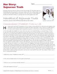 African American History Month Activities Sojourner Truth Social Studies Worksheets History Worksheets Reading Comprehension Worksheets