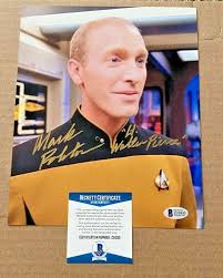 MARK ROLSTON Autographed Signed STAR TREK 8X10 PHOTO BECKETT CERTIFIED